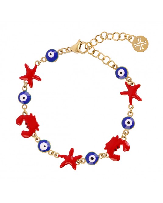 Pulsera cangrejos y ojos Anartxy