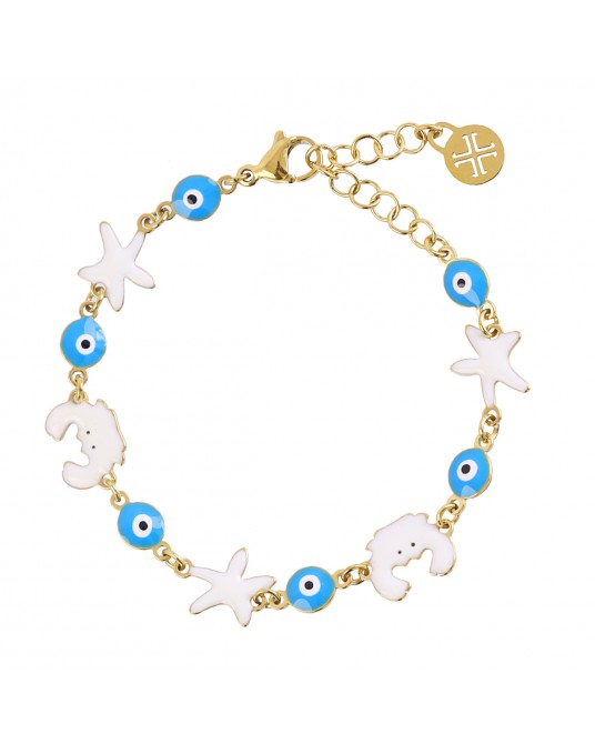 Pulsera cangrejos y ojos Anartxy