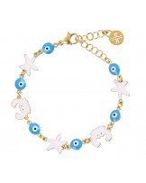 Pulsera cangrejos y ojos Anartxy