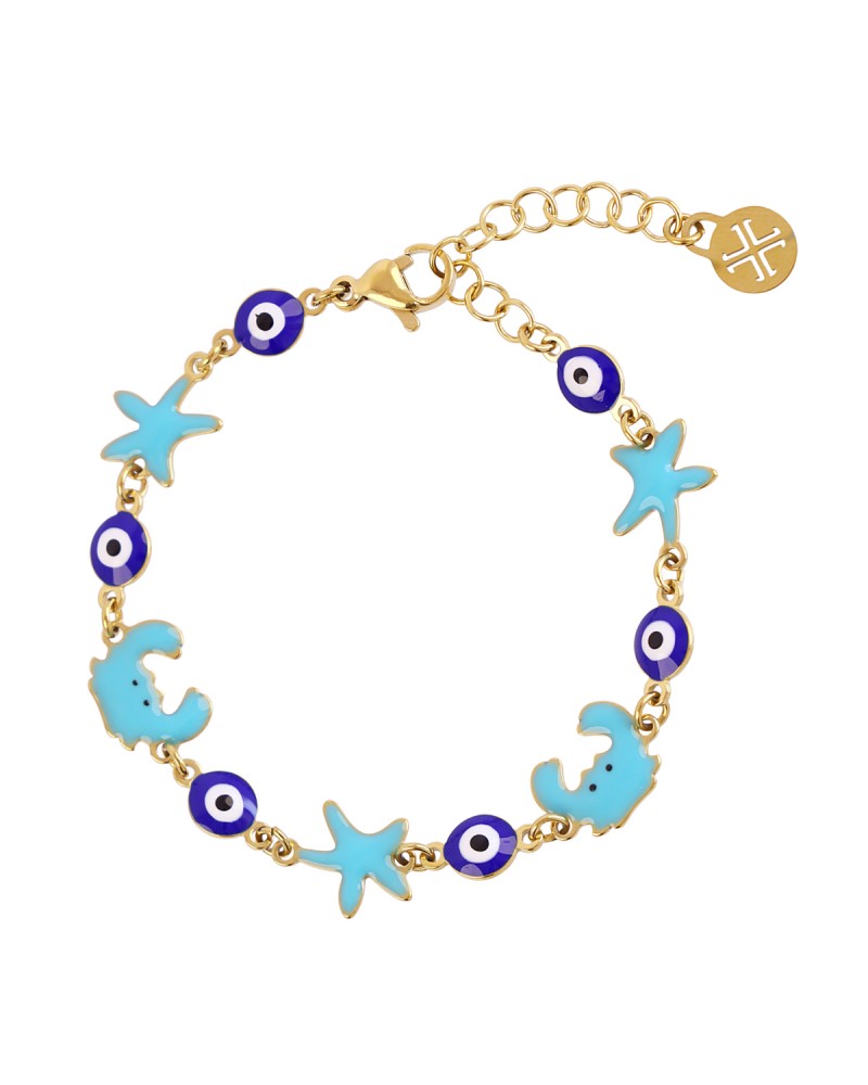 Pulsera cangrejos y ojos Anartxy
