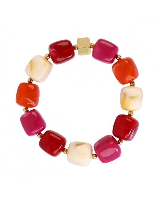 Pulsera elàstica resinas recicladas Anartxy