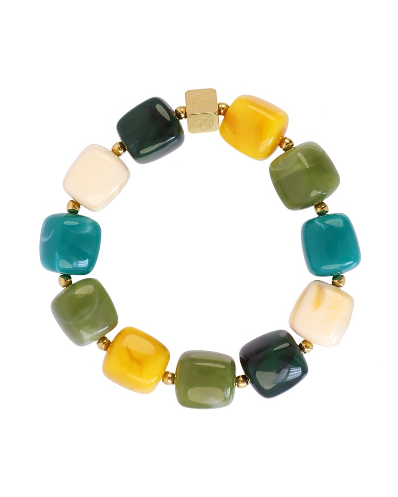 Pulsera elàstica resinas recicladas Anartxy