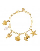 Pulsera charms marineros acero Anartxy