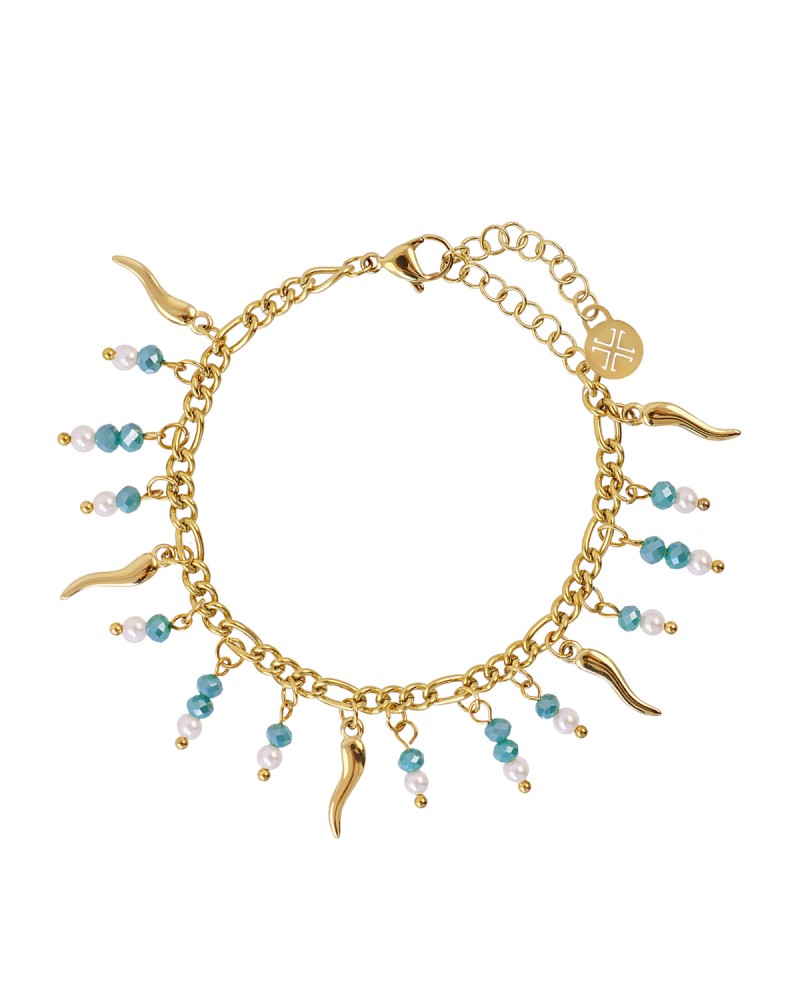 Pulsera charms pimiento acero Anartxy