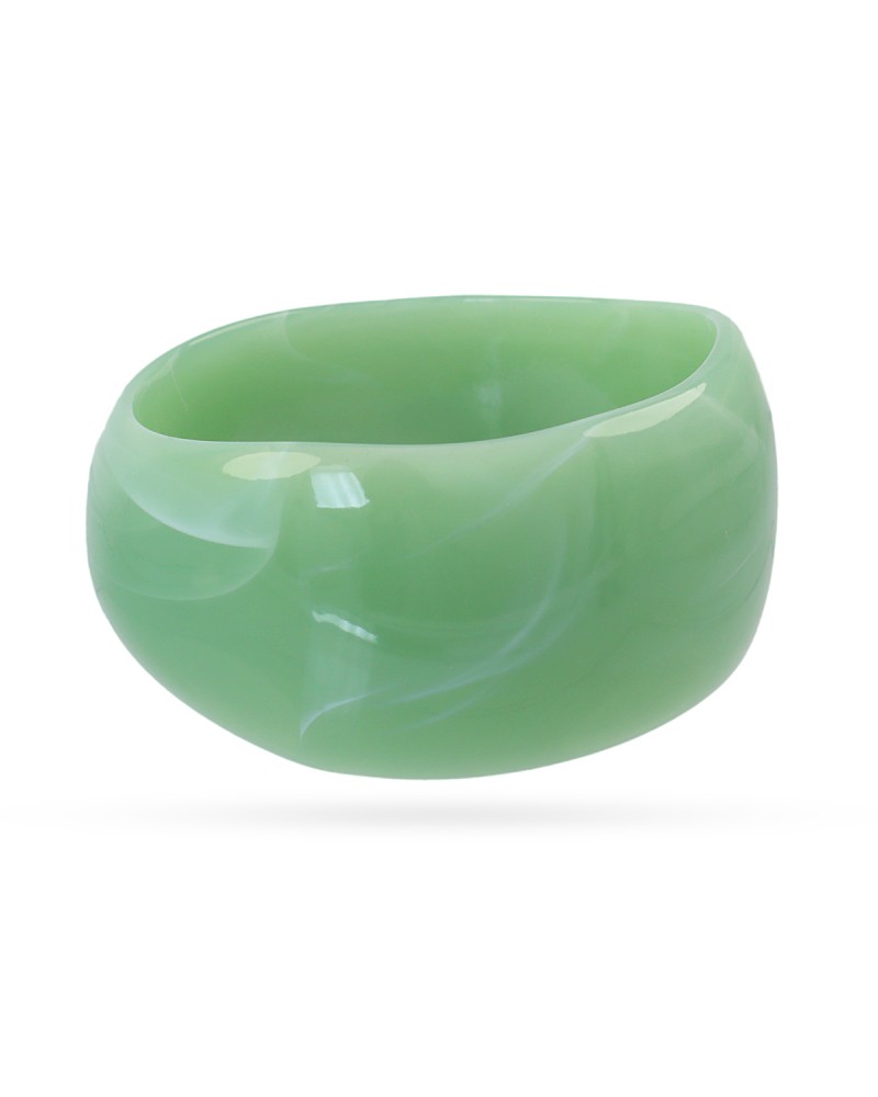 Pulsera ancha resina reciclada Anartxy