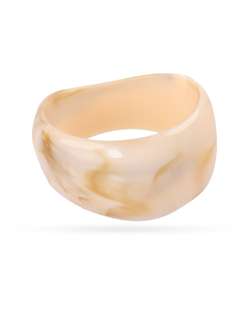 Pulsera ancha resina reciclada Anartxy