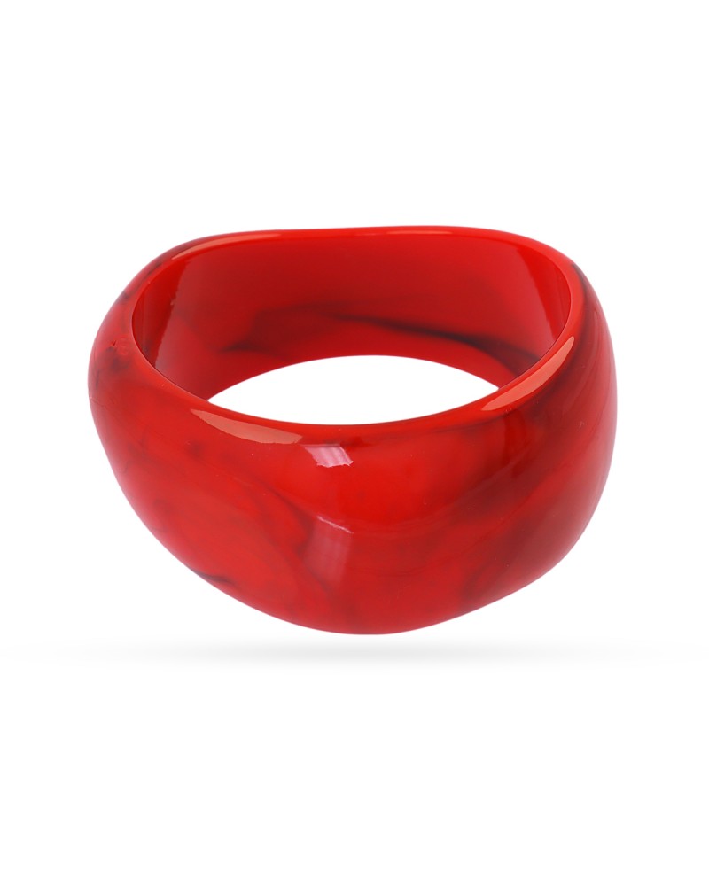 Pulsera ancha resina reciclada Anartxy