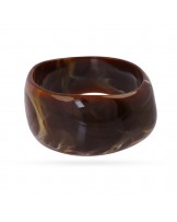 Pulsera ancha resina reciclada Anartxy