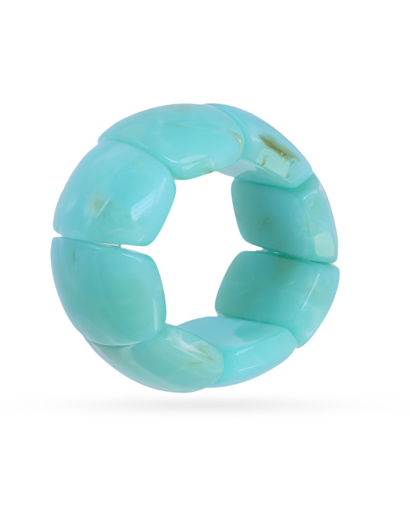 Pulsera elàstica resina reciclada Anartxy