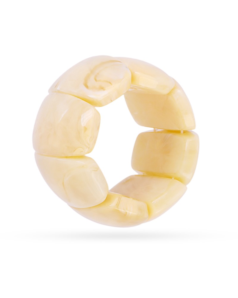 Pulsera elàstica resina reciclada Anartxy