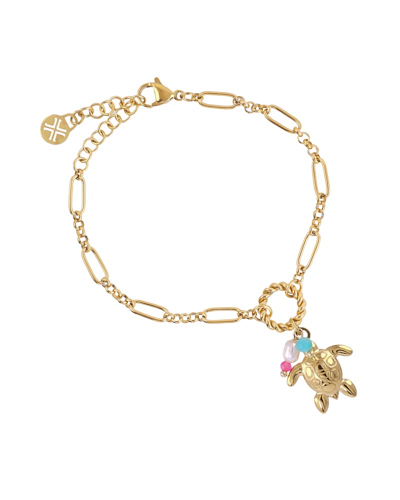 Pulsera tortuga acero Anartxy