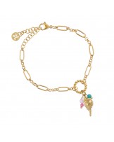 Pulsera caracola acero Anartxy