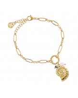 Pulsera caracola acero Anartxy