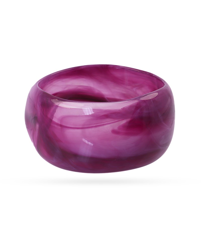 Pulsera ancha resina reciclada Anartxy