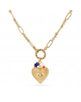 Collar acero corazòn Anartxy