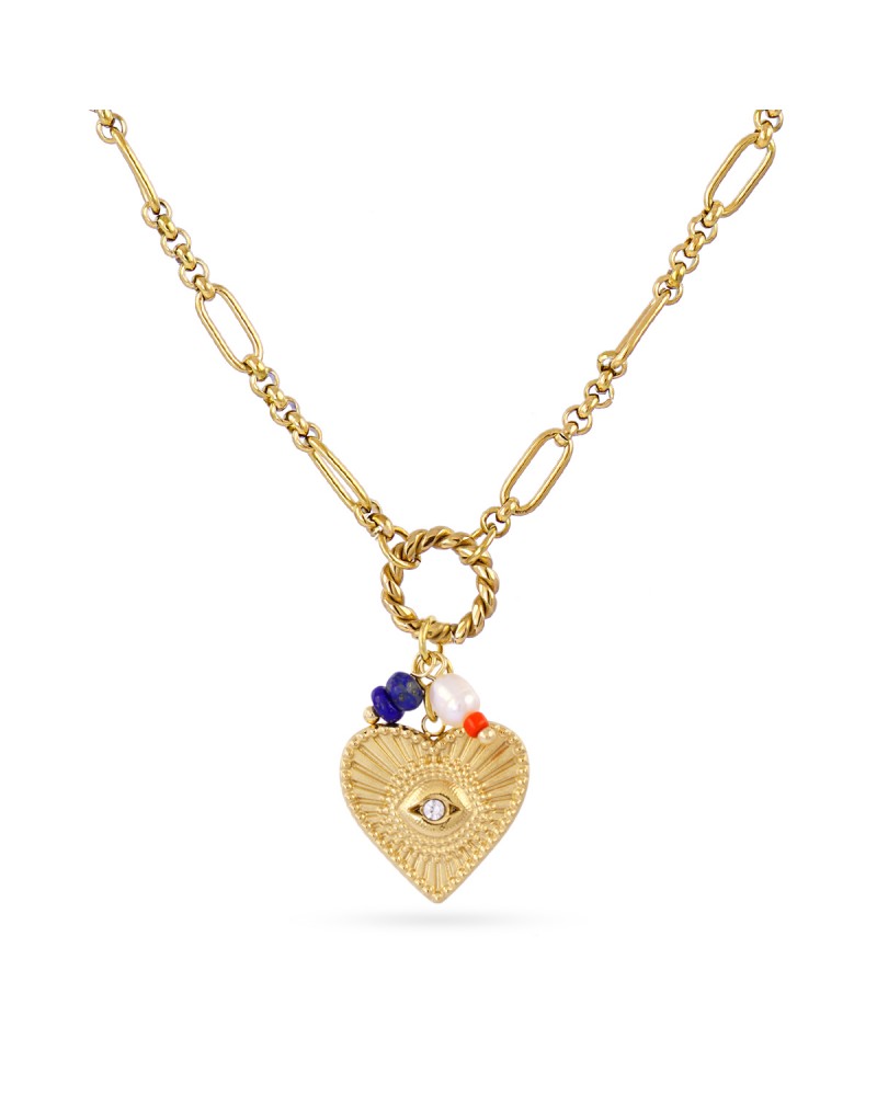 Collar acero corazòn Anartxy