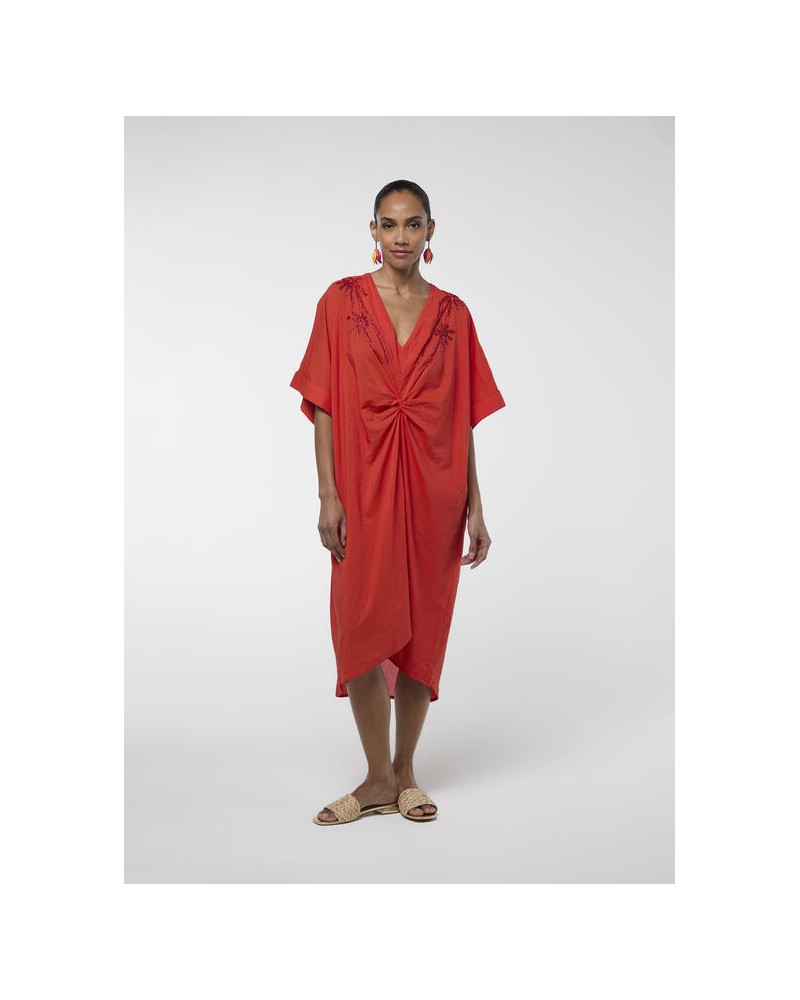 Vestido midi anudado Lola Casademunt