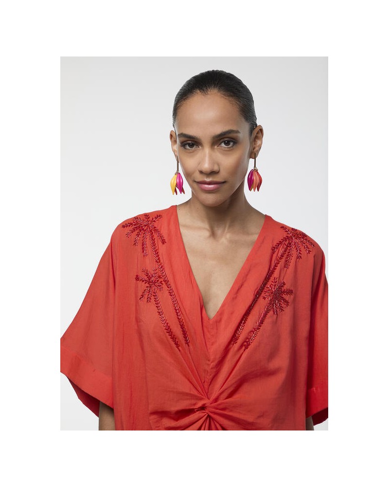 Vestido midi anudado Lola Casademunt