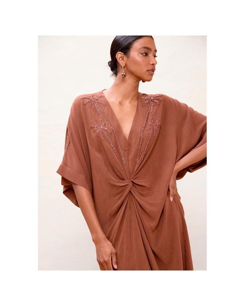 Vestido midi anudado Lola Casademunt