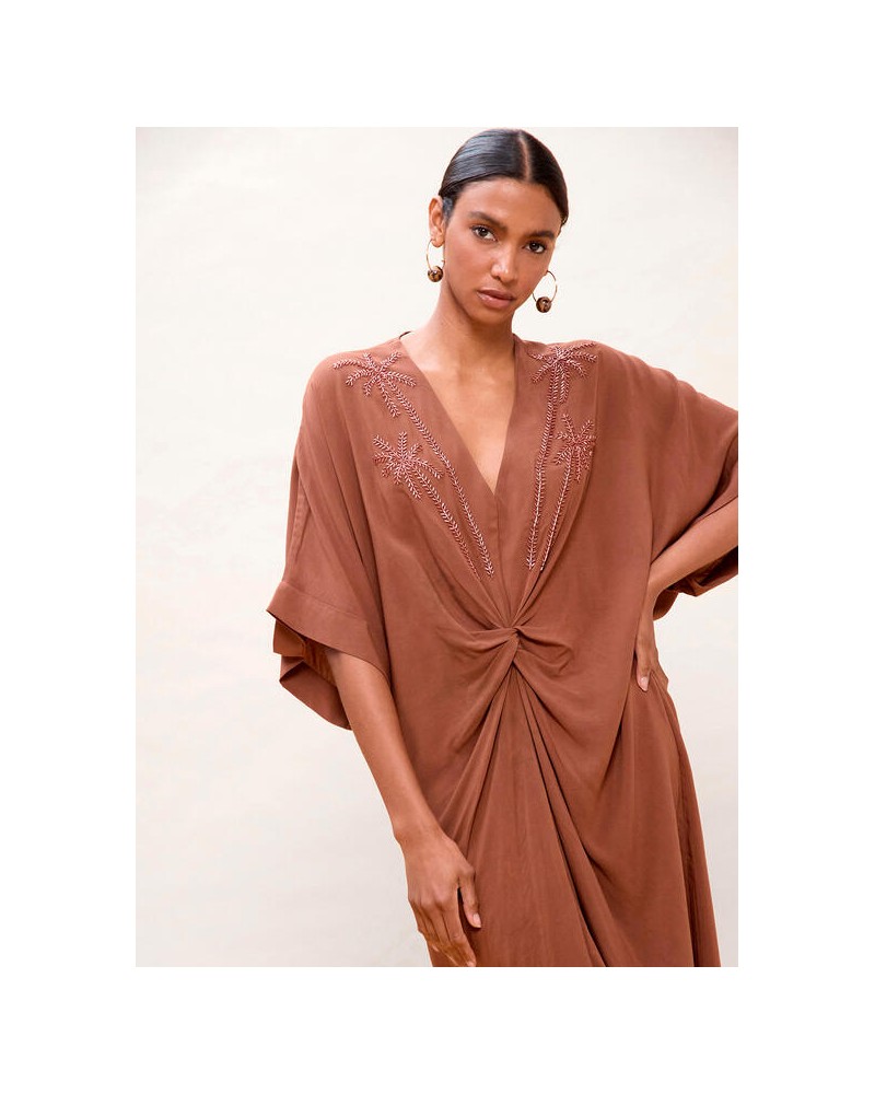 Vestido midi anudado Lola Casademunt