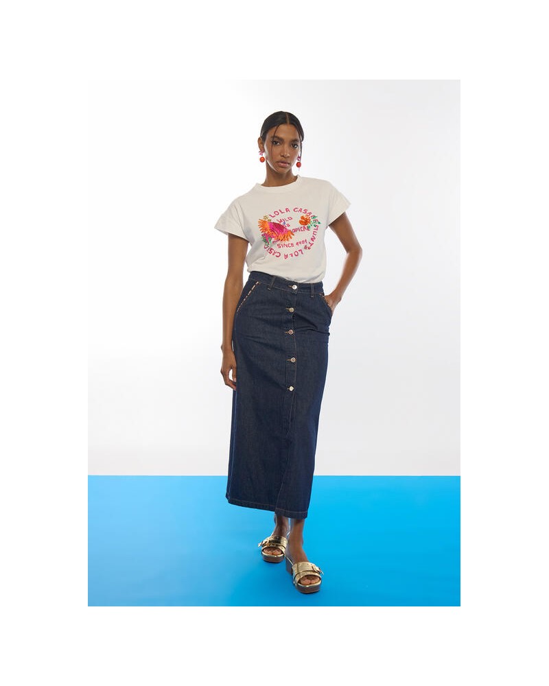 Camiseta loro plumas Lola Casademunt