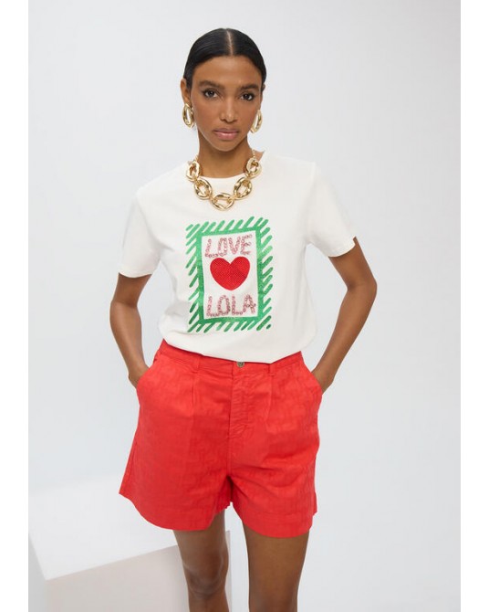Camiseta LOVE LOLA joyas Lola Casademunt