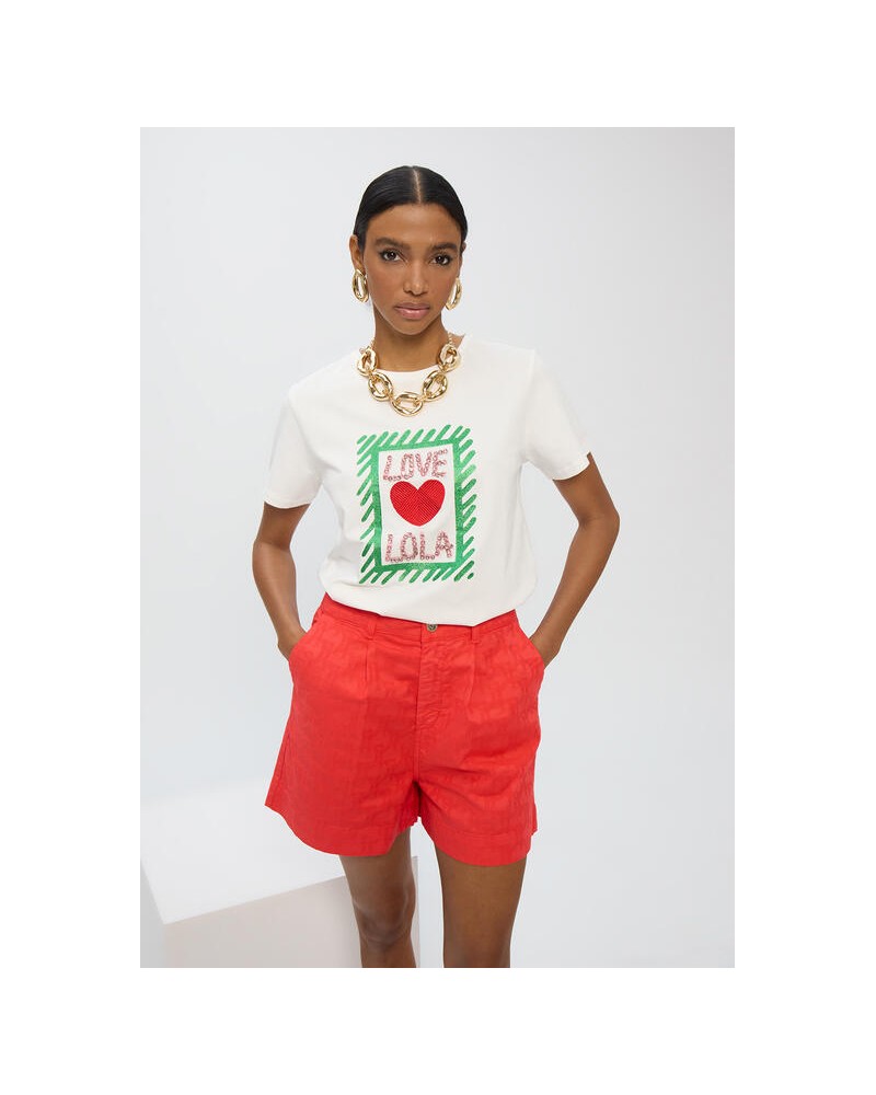 Camiseta LOVE LOLA joyas Lola Casademunt