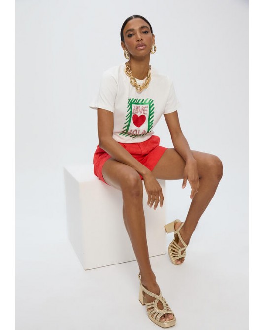 Camiseta LOVE LOLA joyas Lola Casademunt