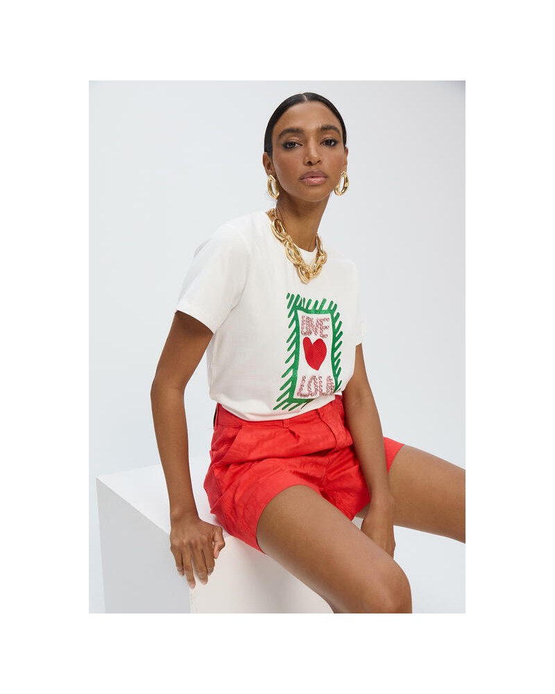 Camiseta LOVE LOLA joyas Lola Casademunt