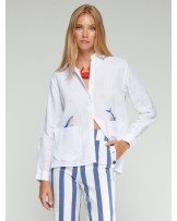 Camisa peces bordados Vilagallo