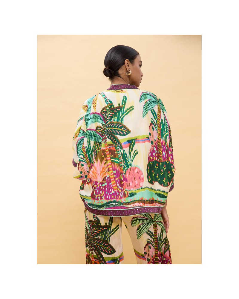 Kimono estampado palmeras Lola Casademunt