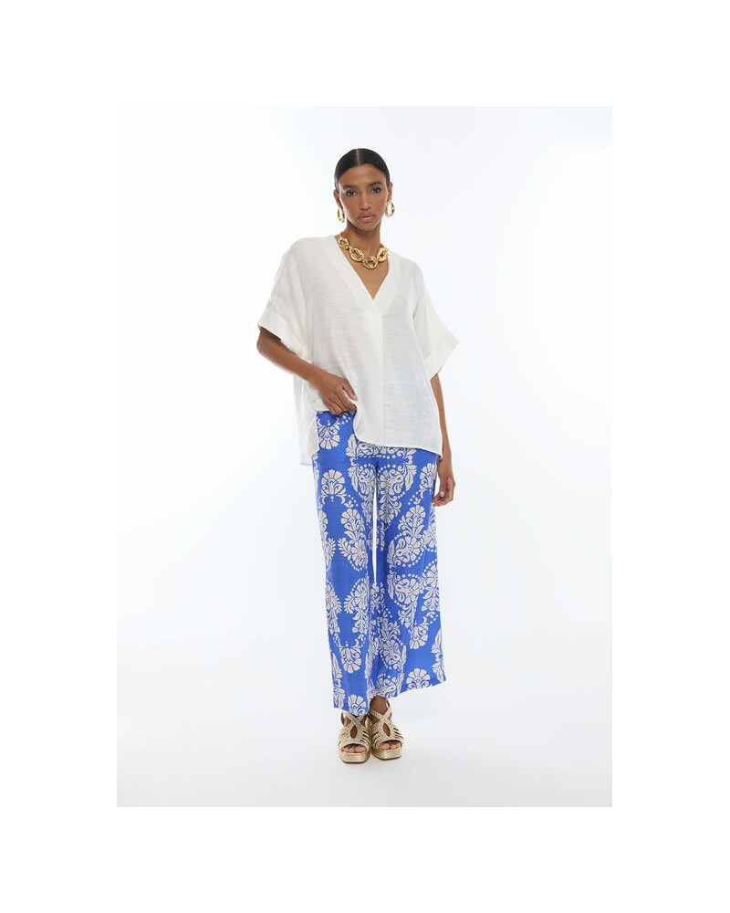 Pantalòn culotte paisley Lola Casademunt