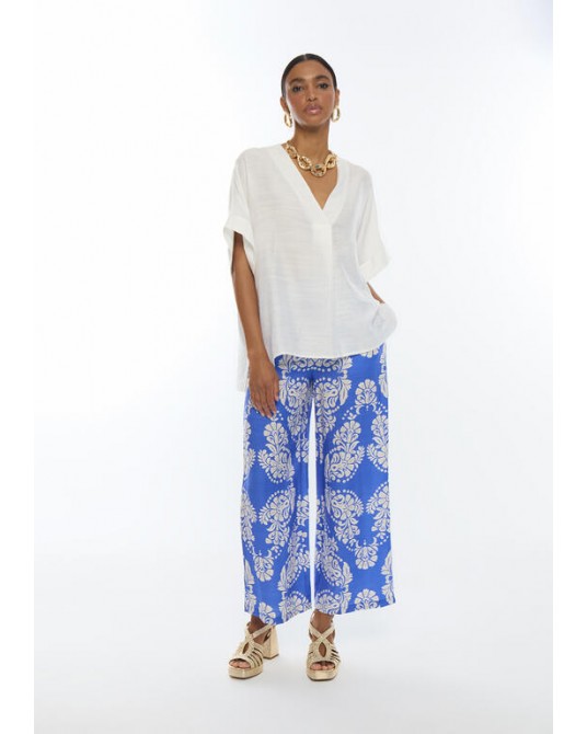 Pantalòn culotte paisley Lola Casademunt