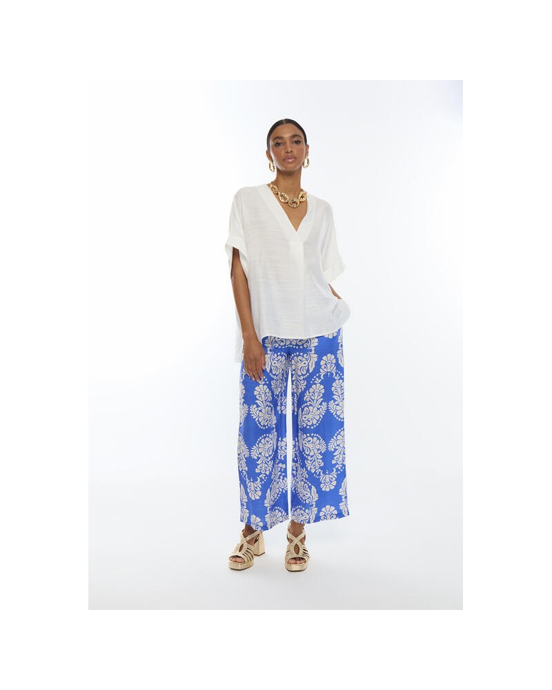 Pantalòn culotte paisley Lola Casademunt
