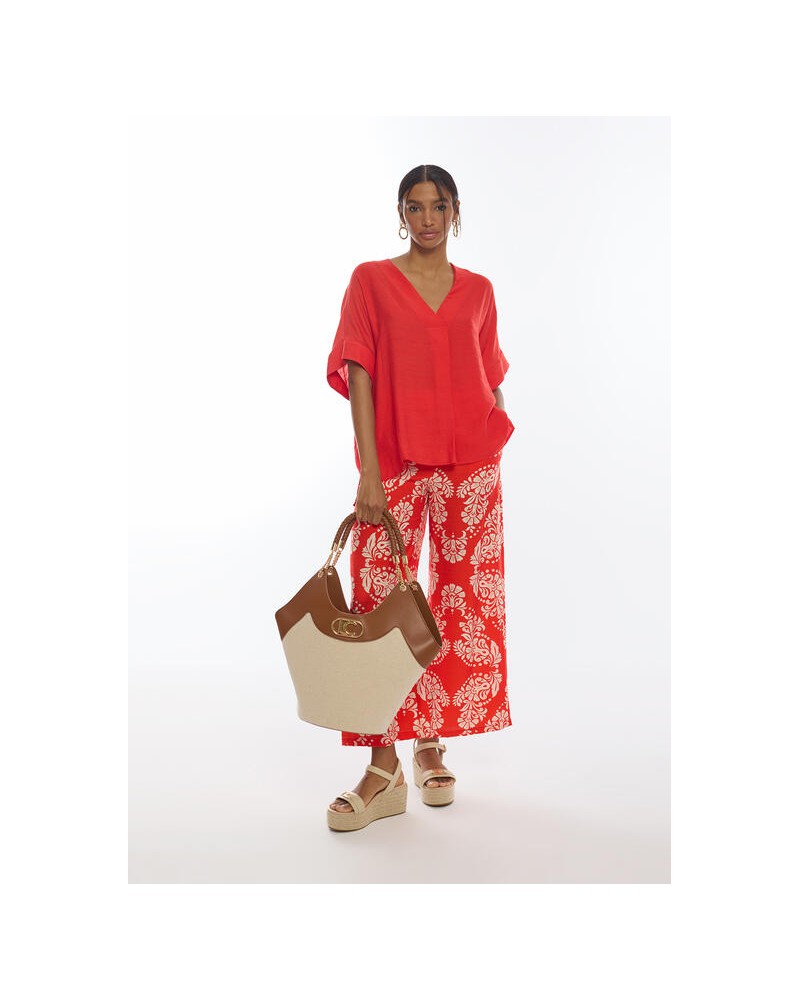 Blusa escote pico Lola Casademunt