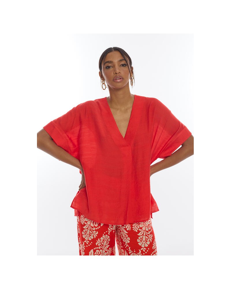 Blusa escote pico Lola Casademunt