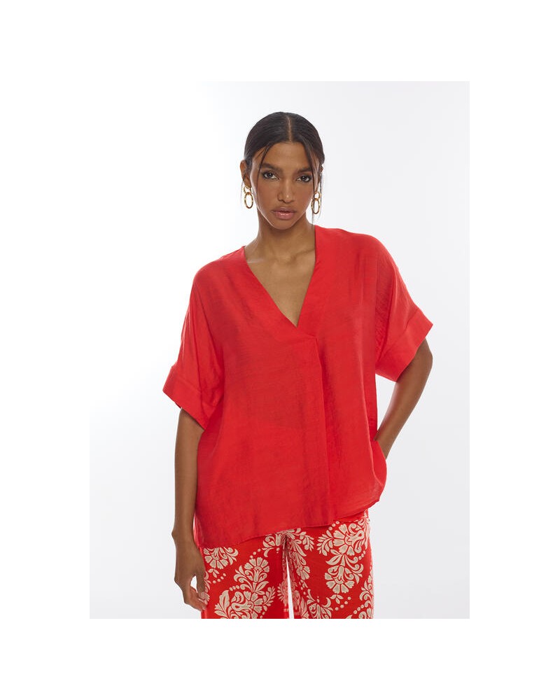 Blusa escote pico Lola Casademunt