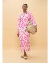 Vestido manga larga estampado Lola Casademunt
