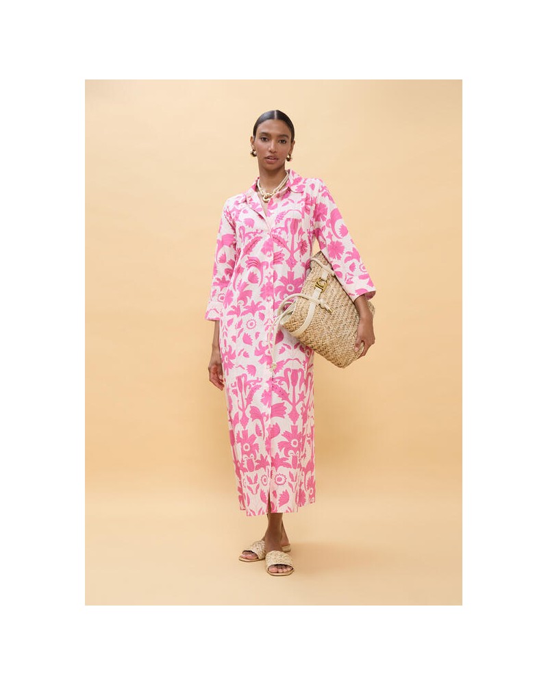 Vestido manga larga estampado Lola Casademunt