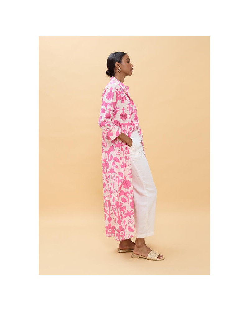 Vestido manga larga estampado Lola Casademunt