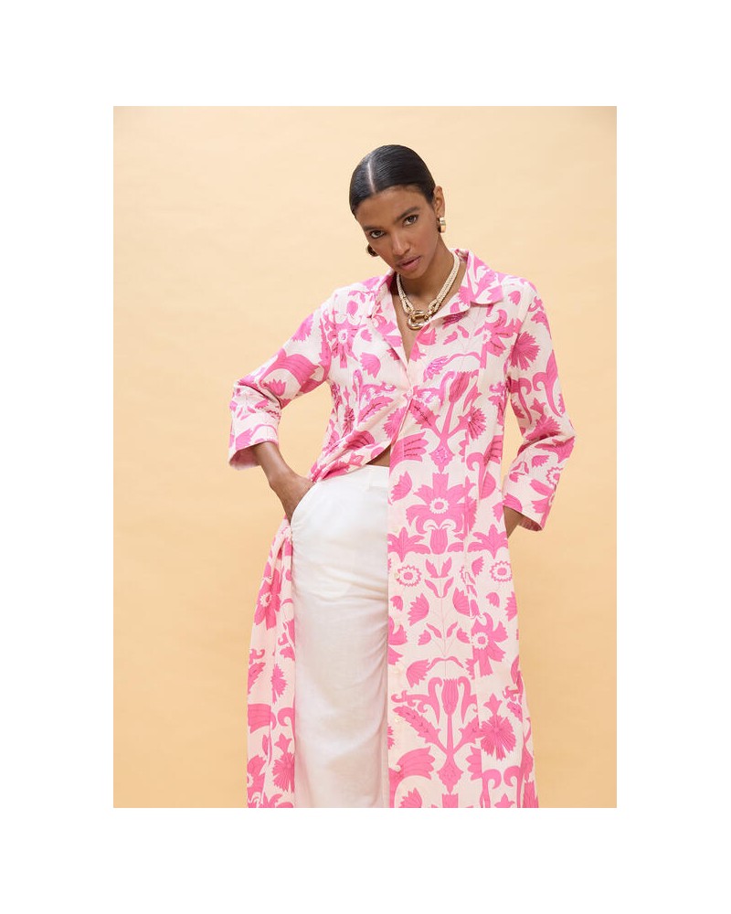 Vestido manga larga estampado Lola Casademunt