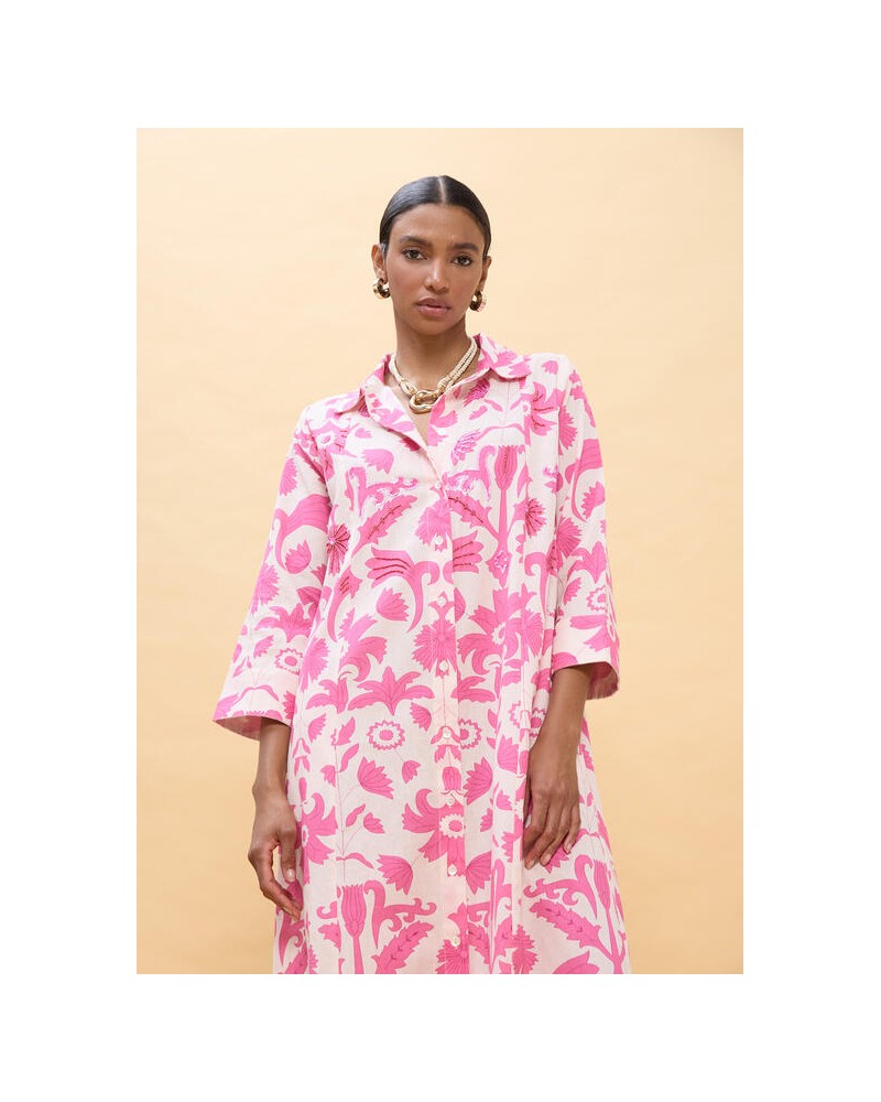 Vestido manga larga estampado Lola Casademunt