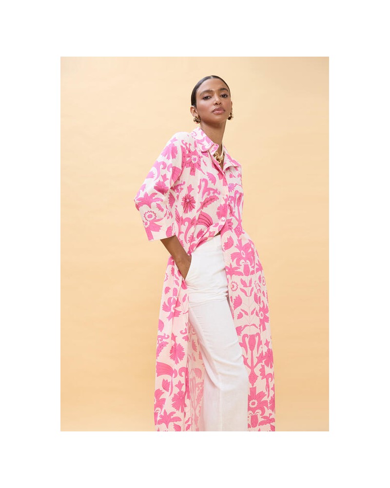 Vestido manga larga estampado Lola Casademunt