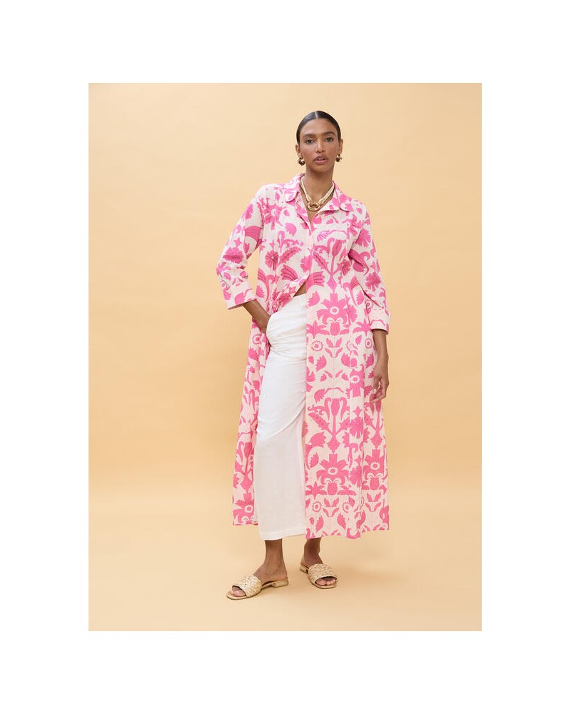 Vestido manga larga estampado Lola Casademunt