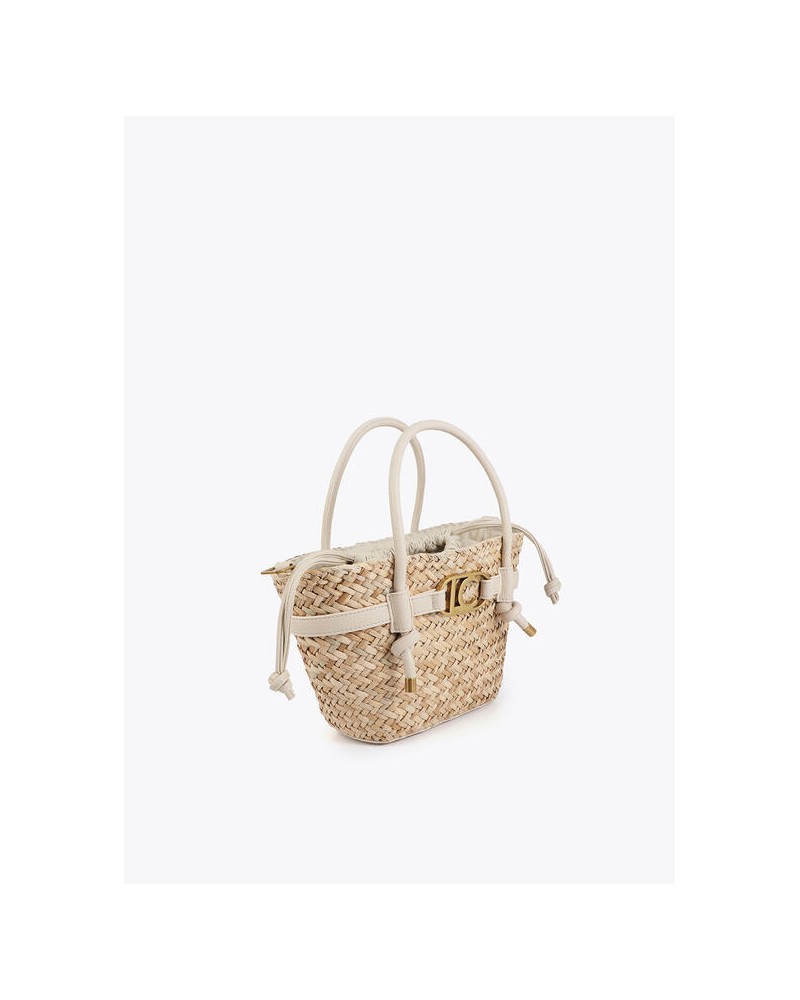 Capazo mini detalles efecto piel Lola Casademunt