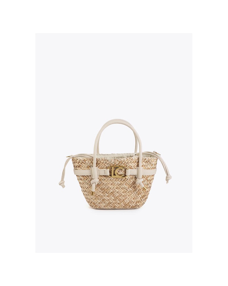 Capazo mini detalles efecto piel Lola Casademunt