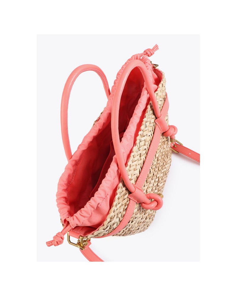 Capazo mini detalles efecto piel Lola Casademunt