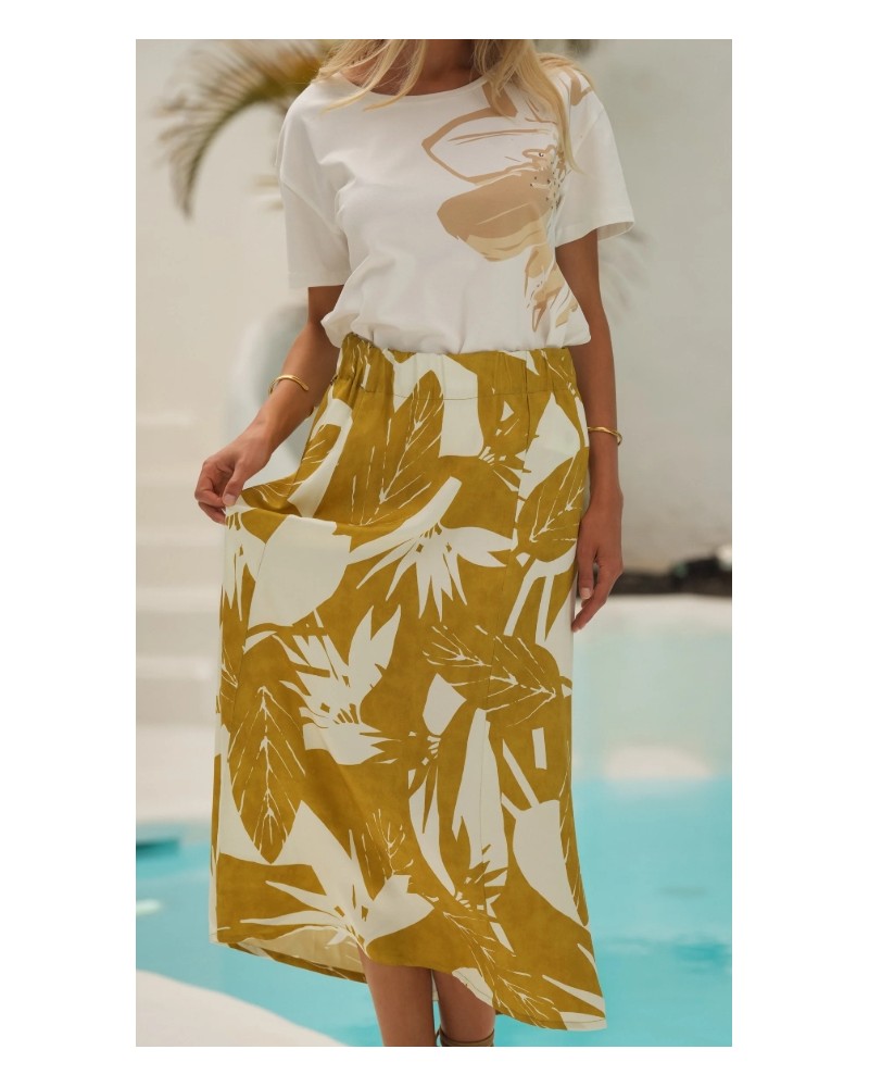 Camiseta blanca estampado Guimanos