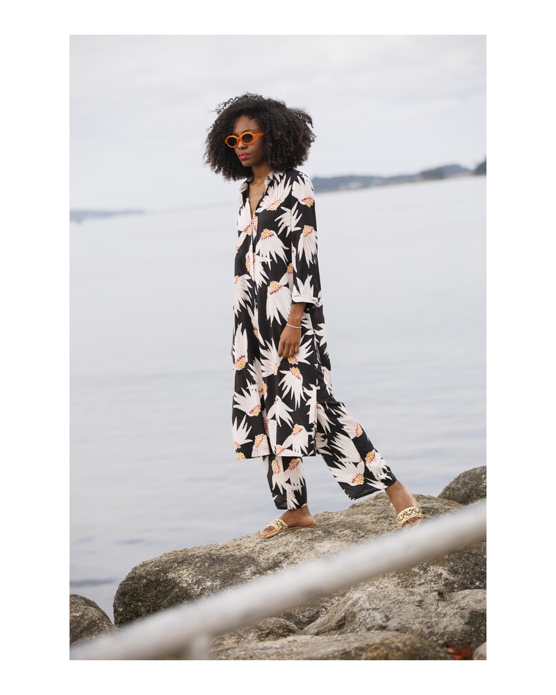 Vestido camisero flores In Perfecta