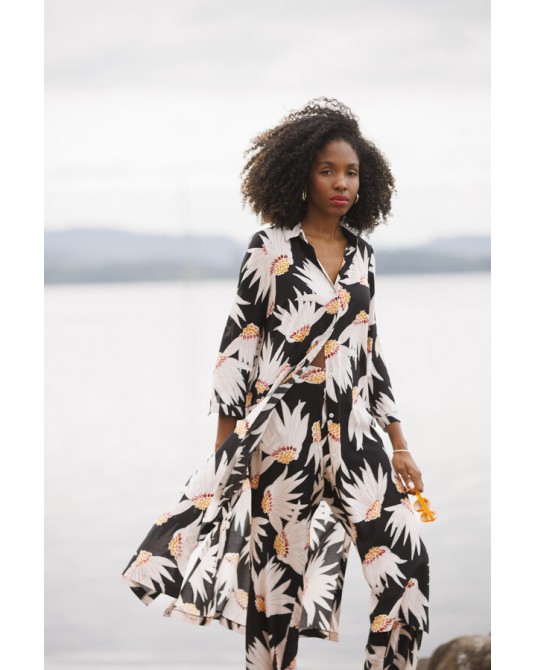 Vestido camisero flores In Perfecta